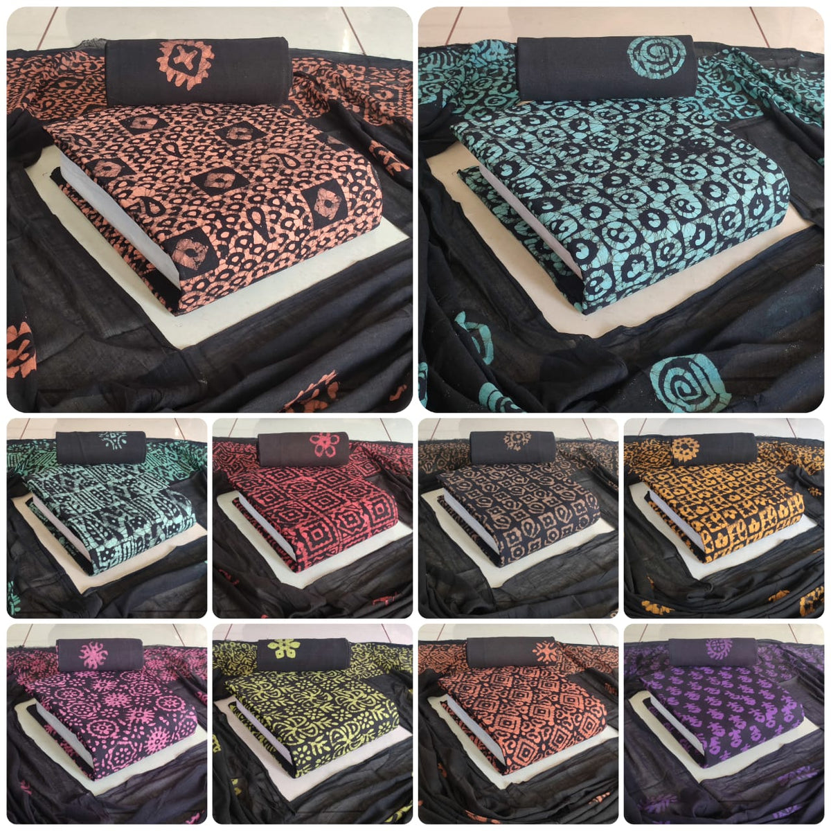 Wax Batik 2-D Black Special vol - 2
