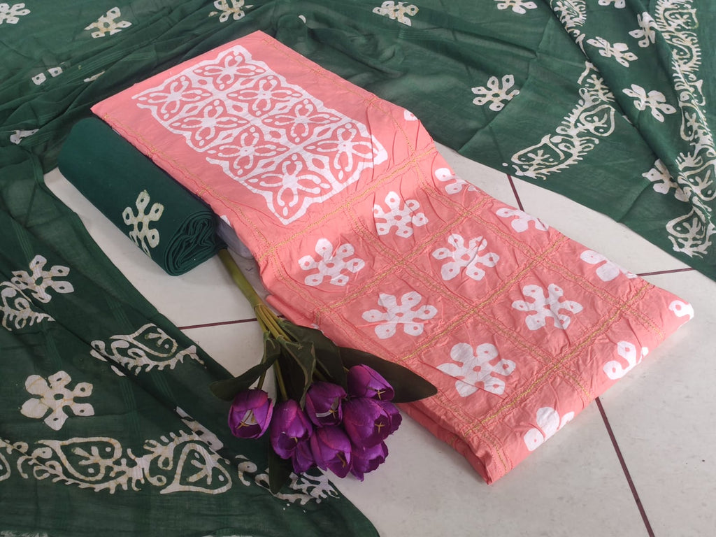 Exclusive Batik + ari work special Vol-8