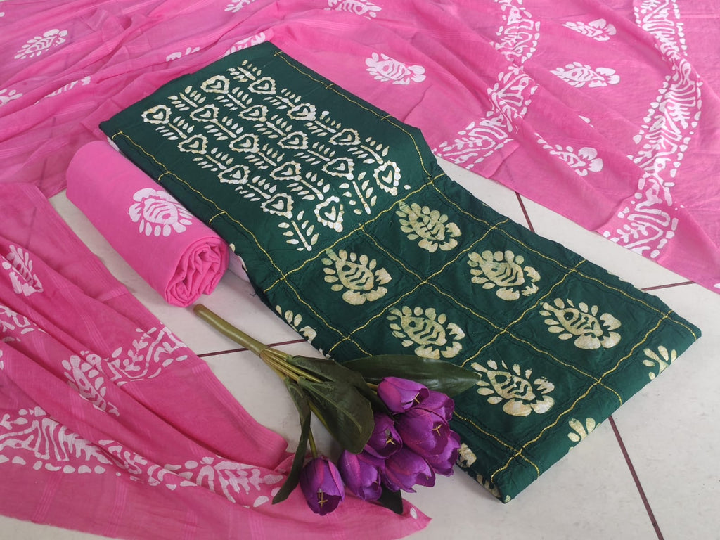 Exclusive Batik + ari work special Vol-8